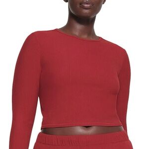Skims Rib Stretch crop long sleeve